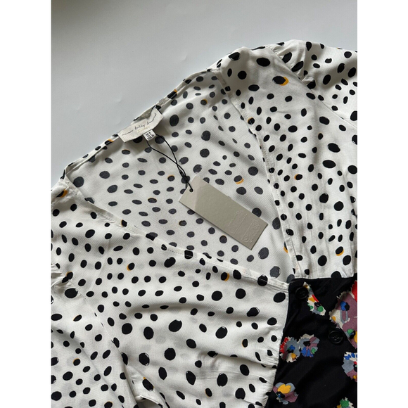 Never Fully Dress Multi Cover Viscose Cropped Jumpsuit Size 8 - Picture 4 of 6